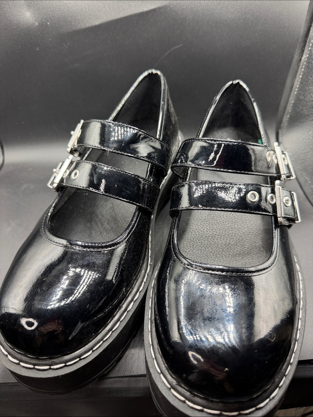 Black Patent Torrid Mary Jane’s - Picture 7 of 9